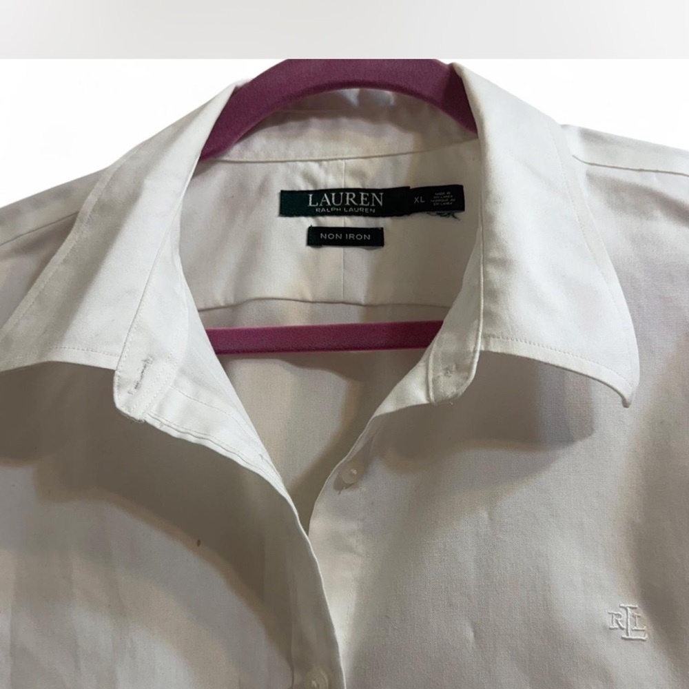 Lauren Ralph Lauren Classic White Dress Shirt - Picture 3 of 6